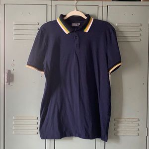 Navy 3 Button Polo